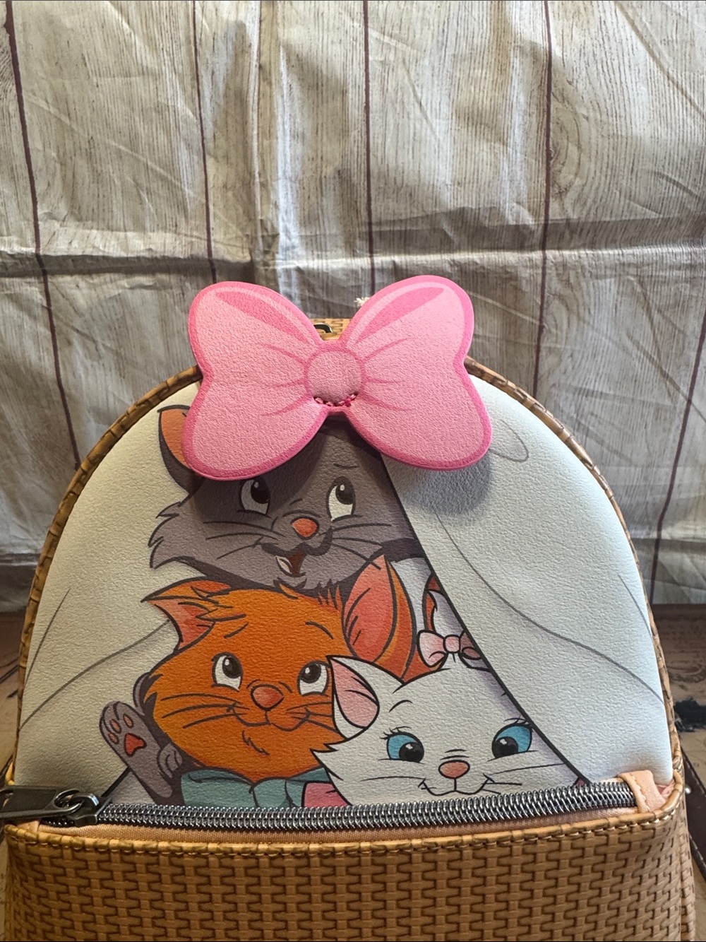 NWT Loungefly Disney The Aristocats Kitten Basket Mini Backpack - Picture 7 of 14
